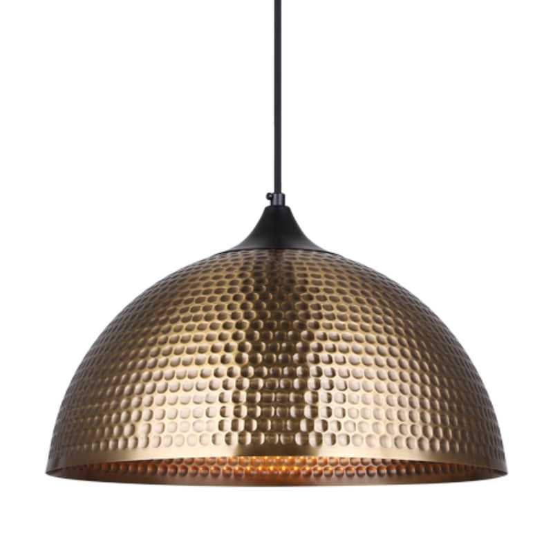 Brooklyn Beaten Antique Brass Pendant Light - Lighting.co.za