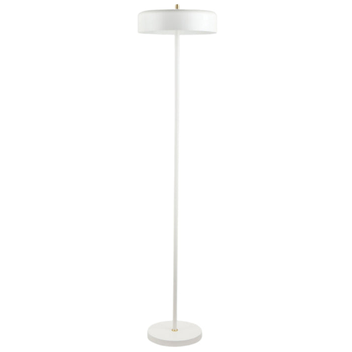 Samo Black or White and Gold Floor Lamp