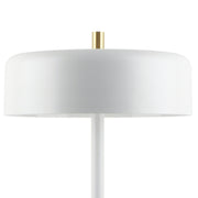 Samo Black or White and Gold Floor Lamp - Lighting.co.za
