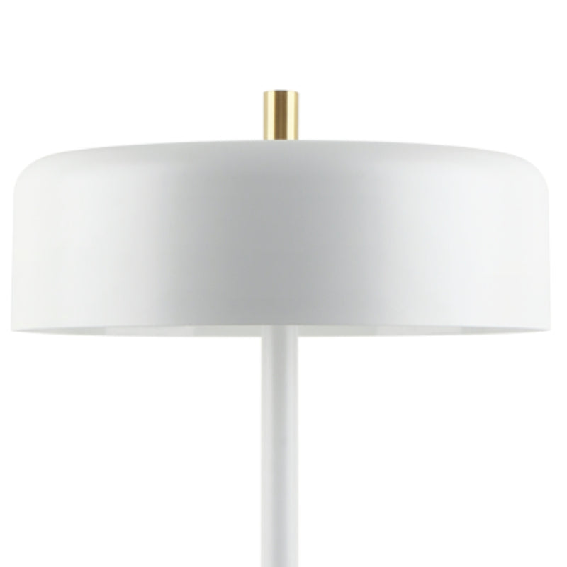 Samo Black or White and Gold Floor Lamp - Lighting.co.za