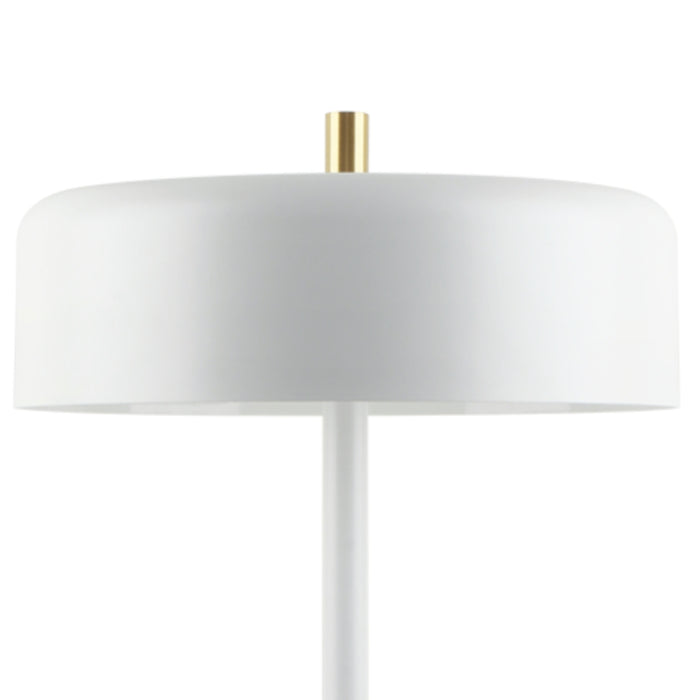 Samo Black or White and Gold Floor Lamp