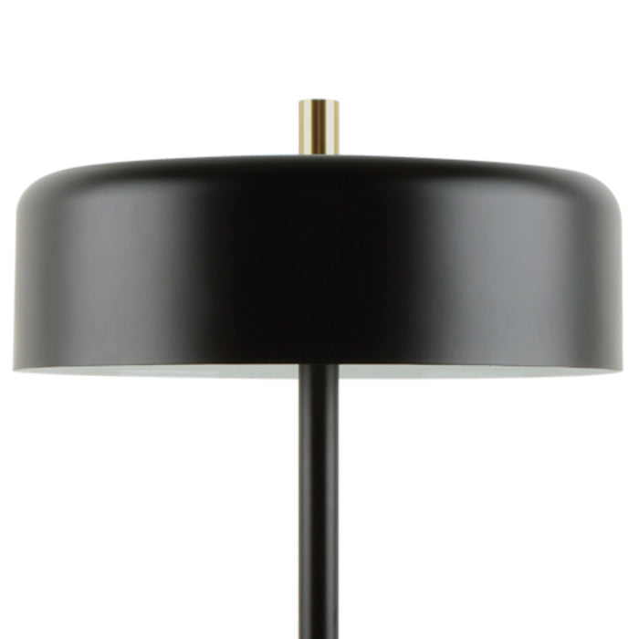 Samo Black or White and Gold Floor Lamp