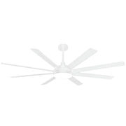 Tribeca Large 8 Blade Black | White LED Ceiling Fan - Lighting.co.za