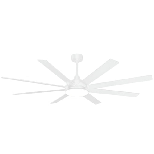 Tribeca Large 8 Blade Black | White LED Ceiling Fan - Ceiling Fan - Lighting.co.za