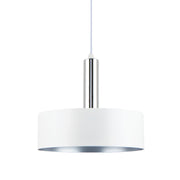 Moda Black Gold | White Silver Metal Shade Pendant Light - Lighting.co.za