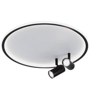 Vance Black and White Slim LED Ceiling Light - Lighting.co.za