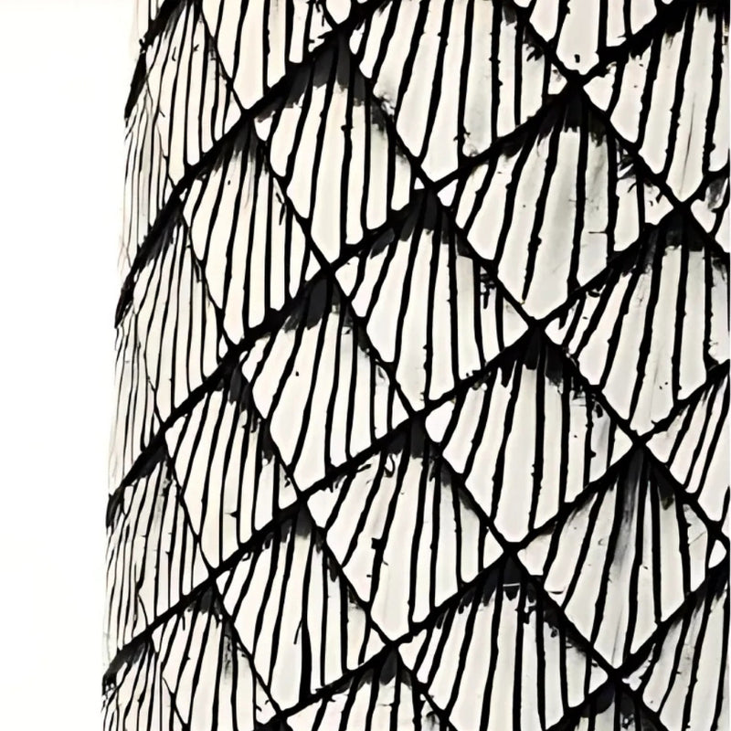 Tigris Black White with Black Shade Table Lamp - Lighting.co.za