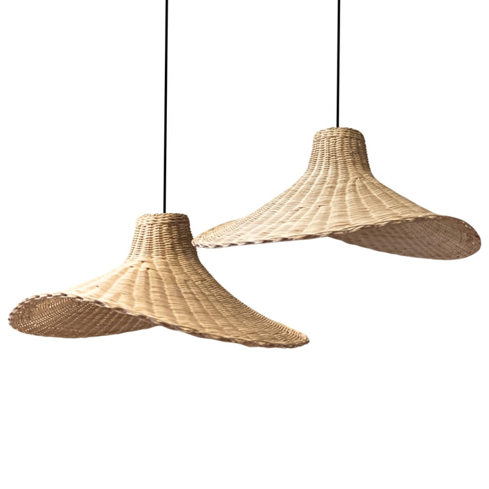 Ada Natural Rattan Cane Pendant Light