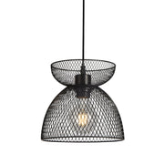 Lucia Gold or Black Mesh Pendant Light - Lighting.co.za
