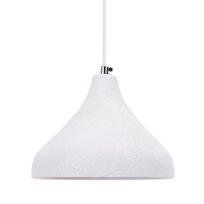 Palma White Metal and Ceramic Pendant Light