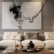 Leather Belt and Smoke Glass LED Pendant Light - Lighting.co.za