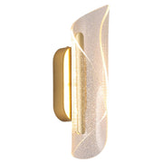 Fold Gold and Clear LED Wall Light - Lighting.co.za