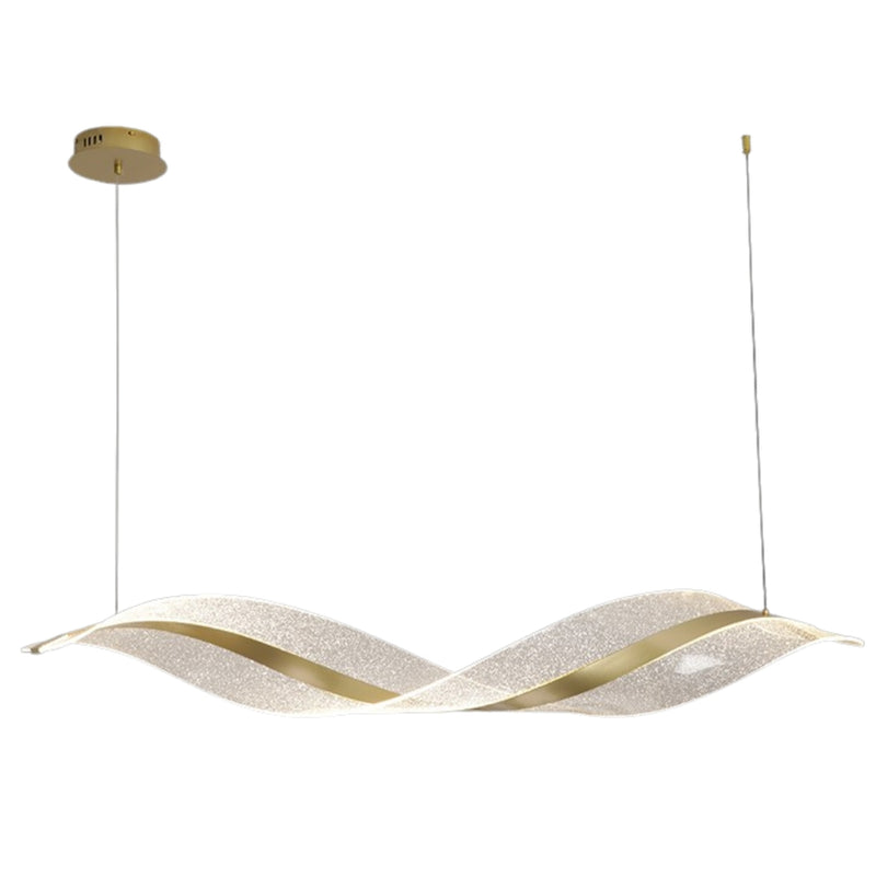 Fold Gold and Clear LED Pendant Light - Lighting.co.za