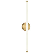 Aveda 12 Watt LED Black | Gold Slim Wall Light - Lighting.co.za