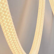 Tubo Black and Flex White Rope CCT LED Floor Lamp - Lighting.co.za