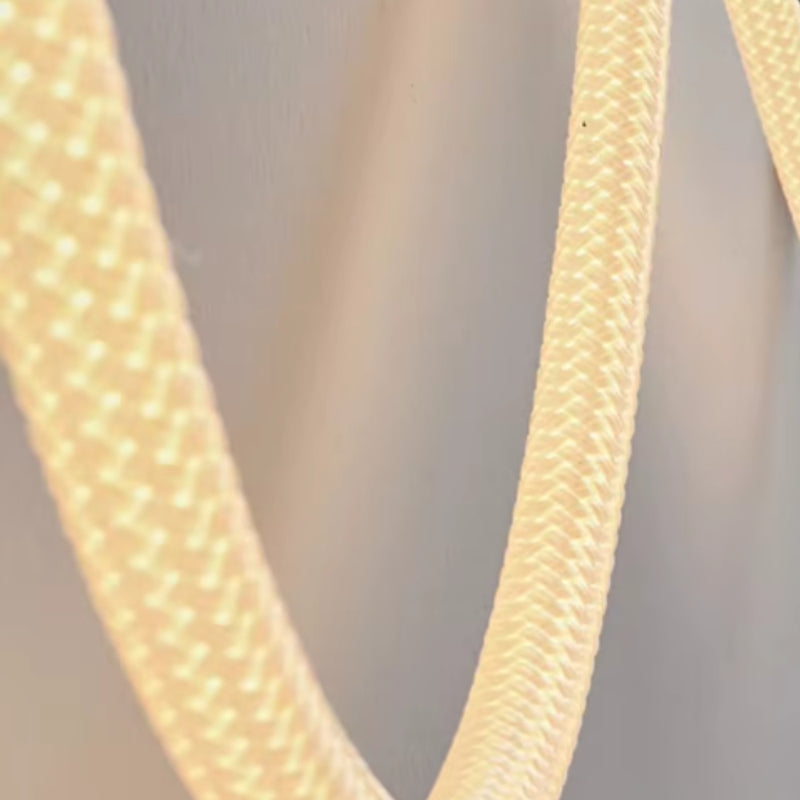 Tubo Black and Flex White Rope CCT LED Floor Lamp - Lighting.co.za