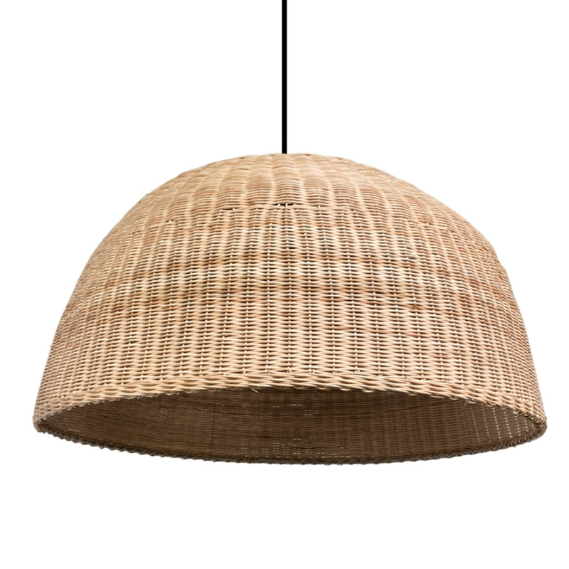 Boma Dome Natural Wicker Pendant Light - Lighting.co.za