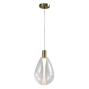 Balloon Drop Smoke | Amber | Clear Glass LED Pendant Light 2 Sizes - Lighting.co.za