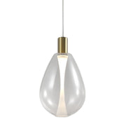 Balloon Drop Smoke | Amber | Clear Glass LED Pendant Light 2 Sizes - Lighting.co.za