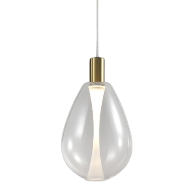 Balloon Drop Smoke | Amber | Clear Glass LED Pendant Light 2 Sizes - Lighting.co.za