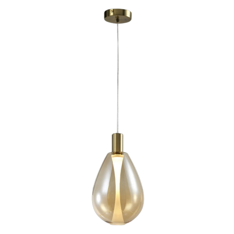 Balloon Drop Smoke | Amber | Clear Glass LED Pendant Light 2 Sizes - Lighting.co.za