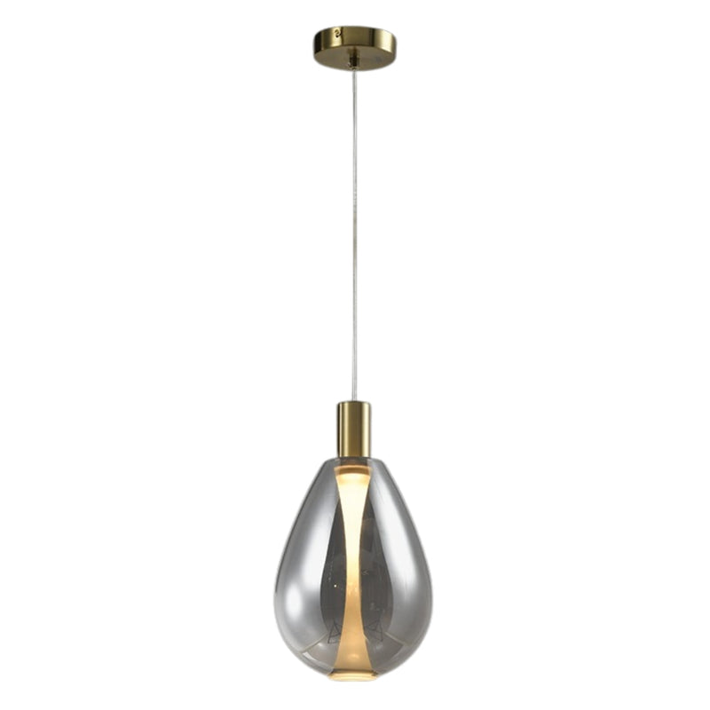 Balloon Drop Smoke | Amber | Clear Glass LED Pendant Light 2 Sizes - Lighting.co.za