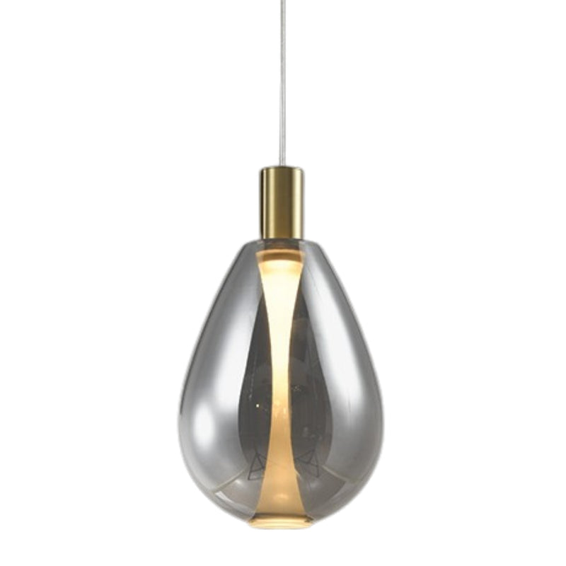 Balloon Drop Smoke | Amber | Clear Glass LED Pendant Light 2 Sizes - Lighting.co.za