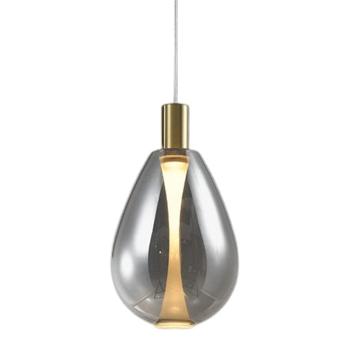 Balloon Drop Smoke | Amber | Clear Glass LED Pendant Light 2 Sizes - Hanging Lights - Lighting.co.za