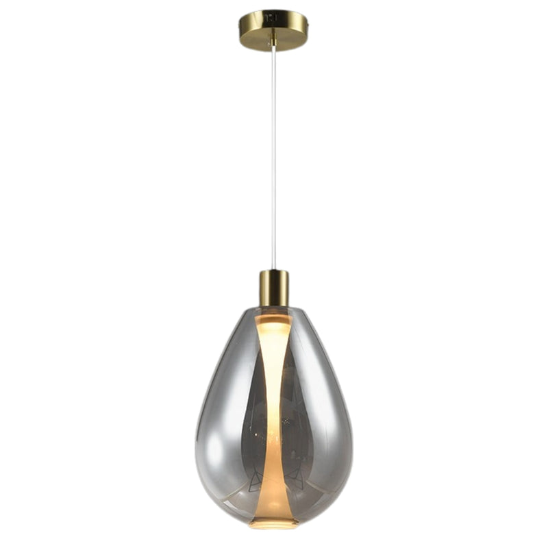 Balloon Drop Smoke | Amber | Clear Glass LED Pendant Light 2 Sizes - Lighting.co.za