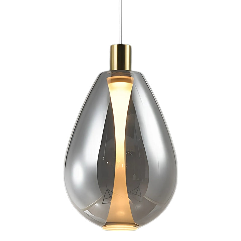 Balloon Drop Smoke | Amber | Clear Glass LED Pendant Light 2 Sizes - Lighting.co.za