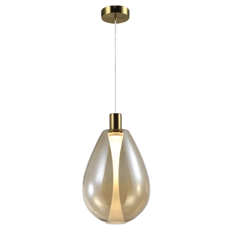 Balloon Drop Smoke | Amber | Clear Glass LED Pendant Light 2 Sizes - Lighting.co.za