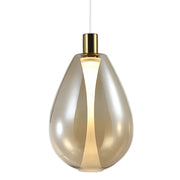 Balloon Drop Smoke | Amber | Clear Glass LED Pendant Light 2 Sizes - Lighting.co.za