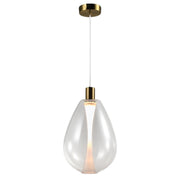 Balloon Drop Smoke | Amber | Clear Glass LED Pendant Light 2 Sizes - Lighting.co.za
