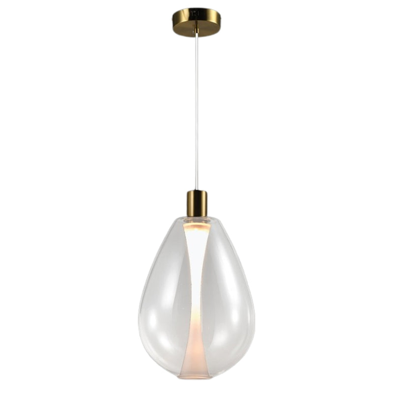 Balloon Drop Smoke | Amber | Clear Glass LED Pendant Light 2 Sizes - Lighting.co.za