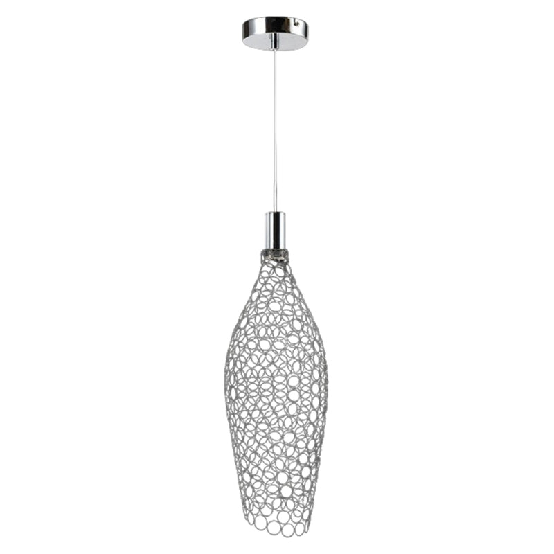 Fusion Mesh Long Gold | Black | Chrome LED Pendant Light 2 Sizes - Lighting.co.za