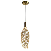Fusion Mesh Long Gold | Black | Chrome LED Pendant Light 2 Sizes - Lighting.co.za
