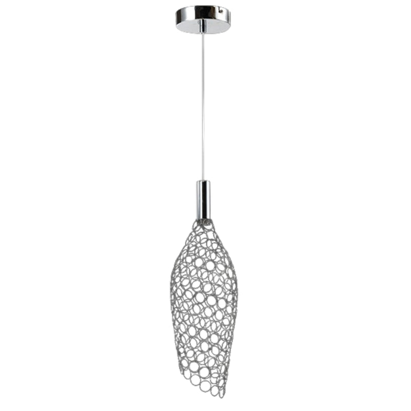 Fusion Mesh Long Gold | Black | Chrome LED Pendant Light 2 Sizes - Lighting.co.za