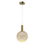 Fusion Mesh Ball Gold | Black | Chrome LED Pendant Light 3 Sizes - Lighting.co.za