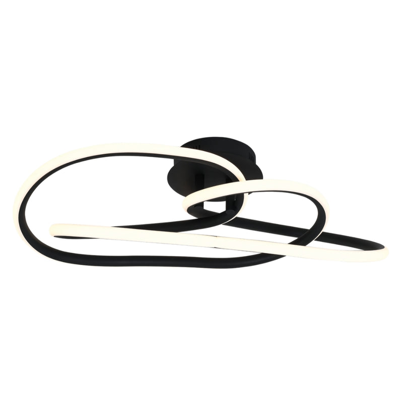 Vortex Black LED Ceiling Light - Lighting.co.za