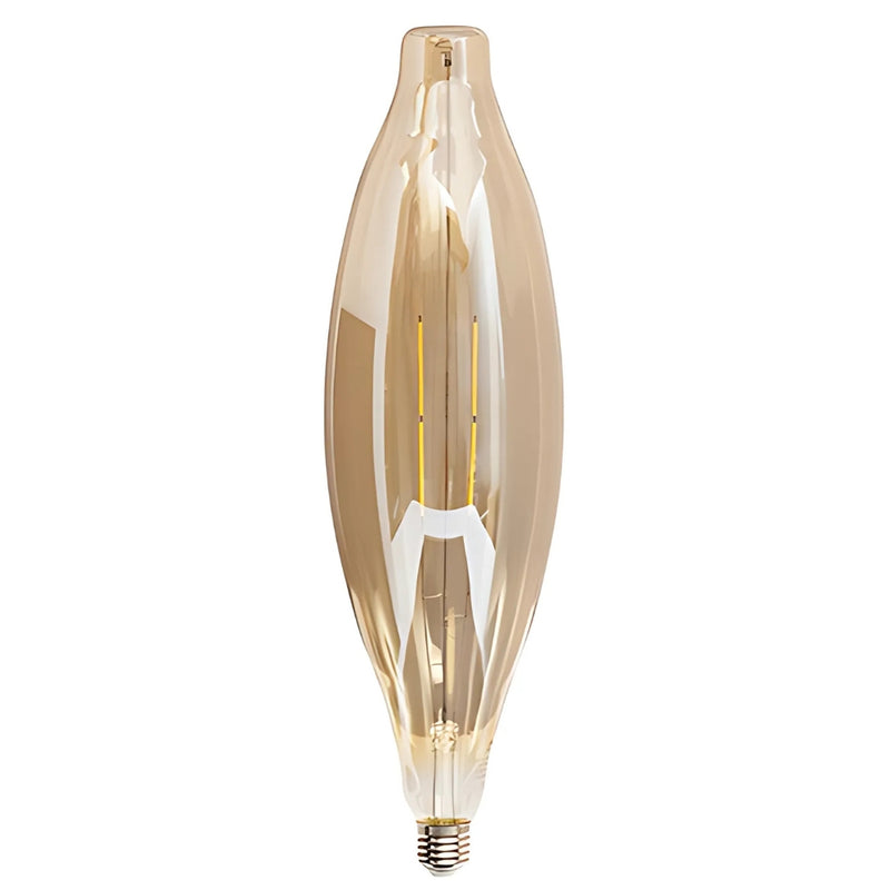 E27 Tall Tube Extra Large 8W LED Vintage Fil Amber Bulb R - Lighting.co.za