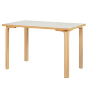 Mika White or Black and Natural Wood Dining Table - Lighting.co.za