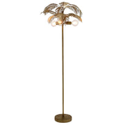 Queen Palm Gold Metal Floor Lamp - Lighting.co.za