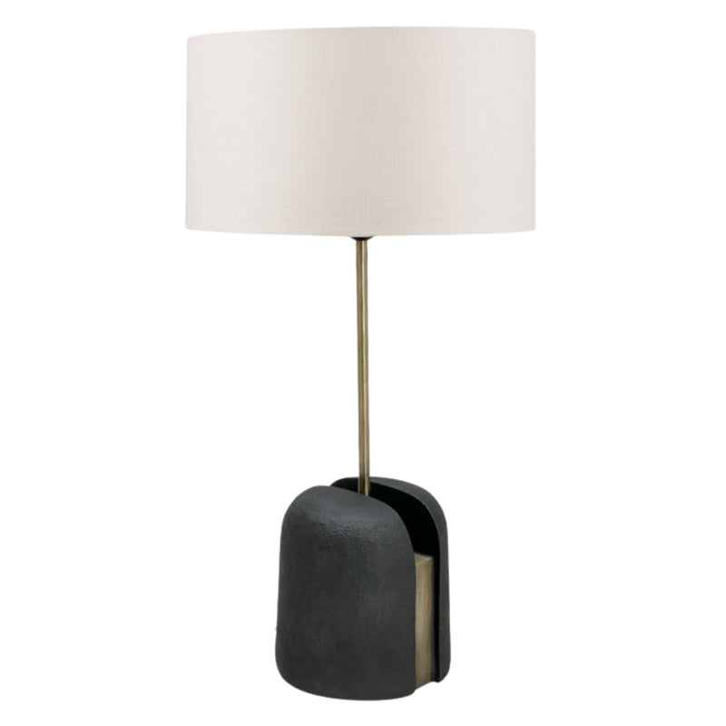 Marlow Antique Gold and Black Table Lamp - Lighting.co.za