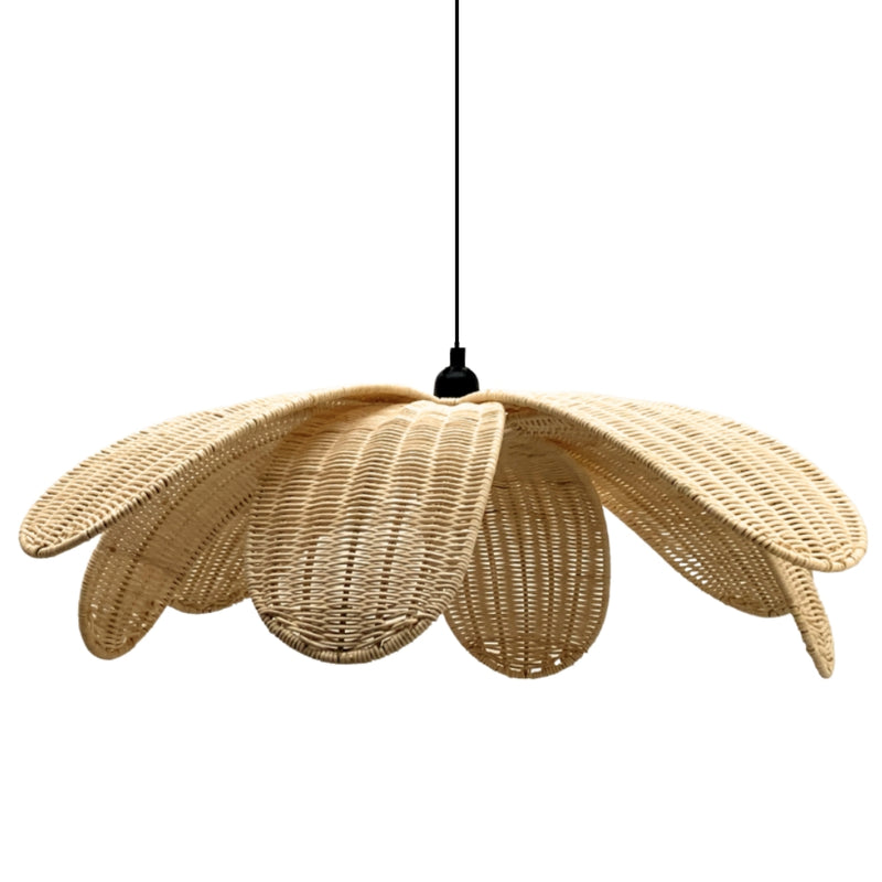 Lotus Large Natural Rattan Pendant Light - Lighting.co.za