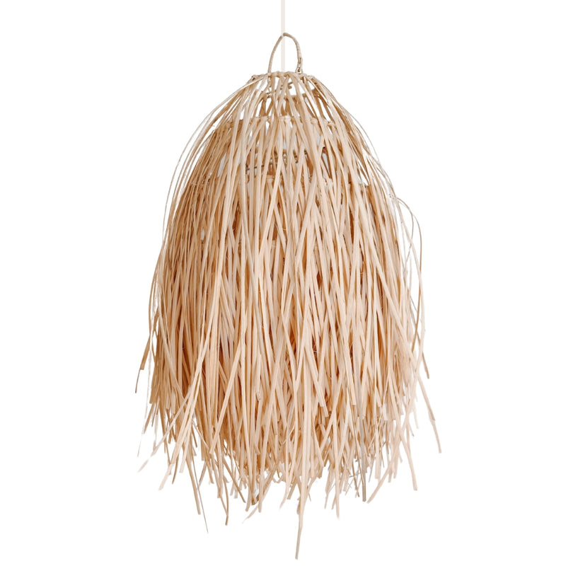 Bromo Feather Natural Rattan Pendant Light - Lighting.co.za