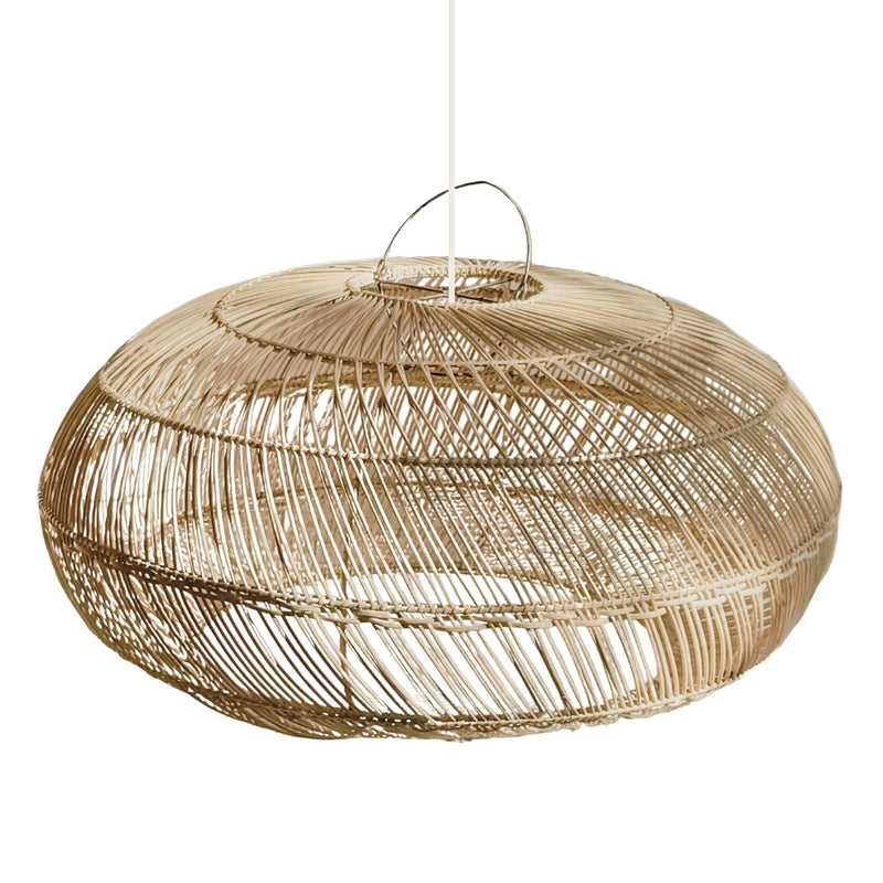 Borneo Natural Rattan Pendant Light 2 Sizes - Lighting.co.za