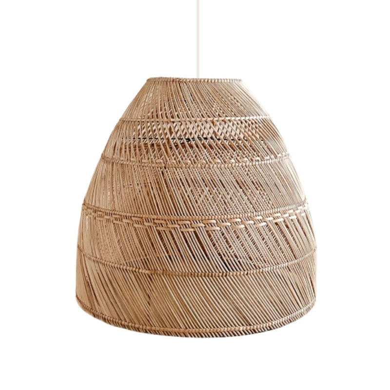 Lagoon Style 2 Natural Rattan Pendant Light 2 Sizes - Lighting.co.za