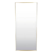 Houston Rectangular Gold Frame or Frameless Wall Mirror 4 Sizes - Lighting.co.za