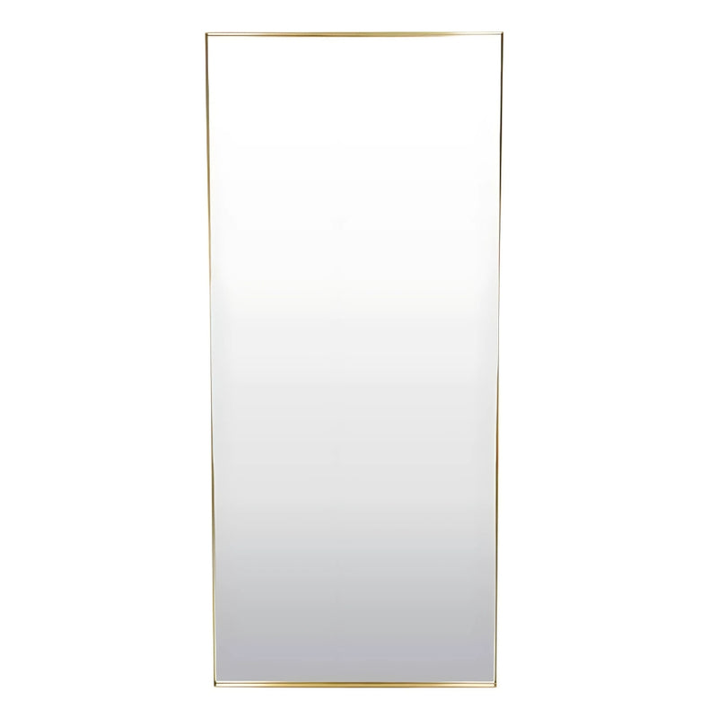 Houston Rectangular Gold Frame or Frameless Wall Mirror 4 Sizes - Lighting.co.za