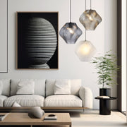 Gelato Rippled Glass Pendant Light 2 Sizes - Lighting.co.za